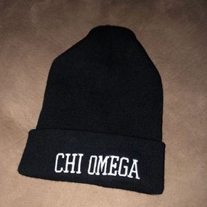 Chi Omega beanie